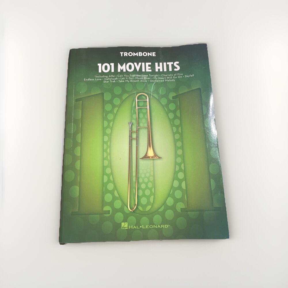 101 Movie Hits for Trombone Sheet Music Book NEW 000158093